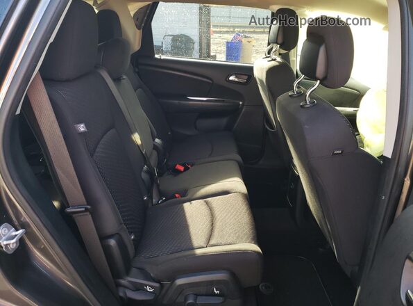 3C4PDCABXJT296296 2018 DODGE JOURNEY Gray Vista interior trasera