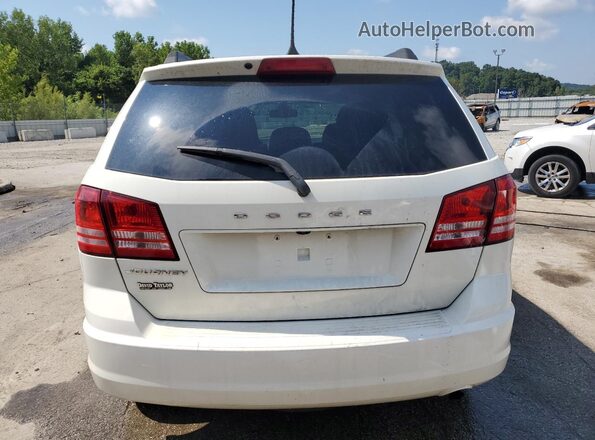 3C4PDCABXJT444365 2018 DODGE JOURNEY White უკანა ხედი