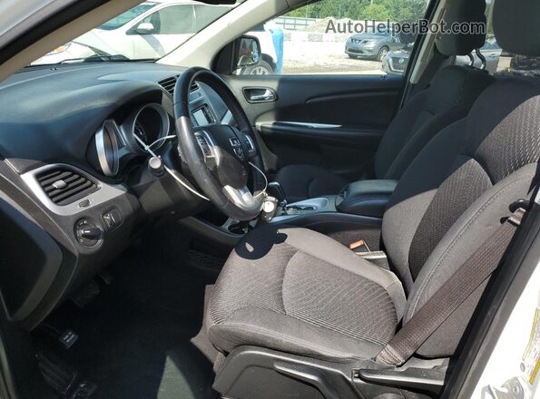 3C4PDCABXJT444365 2018 DODGE JOURNEY White წინა სალონის ხედი