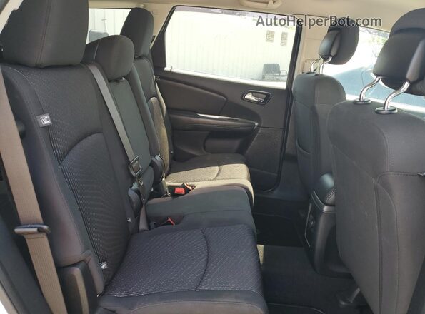 3C4PDCABXJT444365 2018 DODGE JOURNEY White უკანა სალონის ხედი