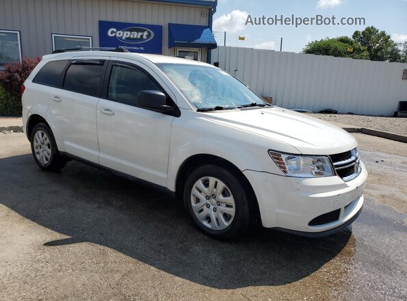 3C4PDCABXJT444365 2018 DODGE JOURNEY White წინა მარჯვენა