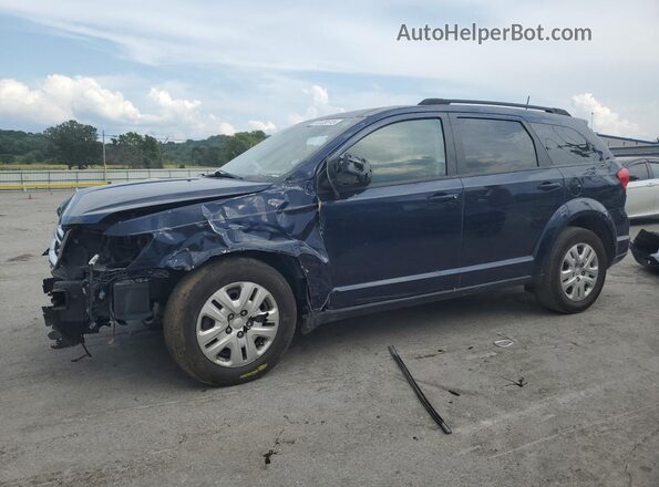 3C4PDCBGXJT526090 2018 DODGE JOURNEY Blue Vista tres cuartos delantera izquierda