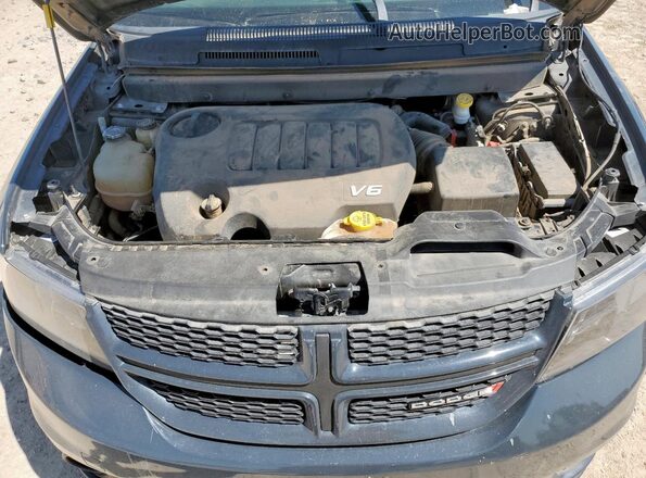 3C4PDCEG6JT380430 2018 DODGE JOURNEY Blue ძრავის განყოფილების ხედი
