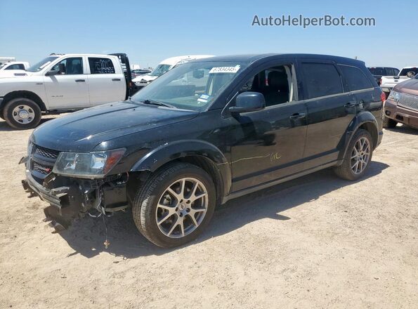3C4PDCEG8JT346912 2018 DODGE JOURNEY Black Առջևի ձախ երեք քառորդ տեսարան