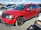 2018 Dodge Journey Crossroad Red vin: 3C4PDCGBXJT252063