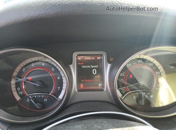 3C4PDCGG0JT171262 2018 DODGE JOURNEY Gray Widok zestawu wskaźników