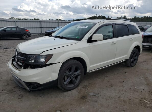 3C4PDCGG1JT504875 2018 DODGE JOURNEY White Առջևի ձախ երեք քառորդ տեսարան