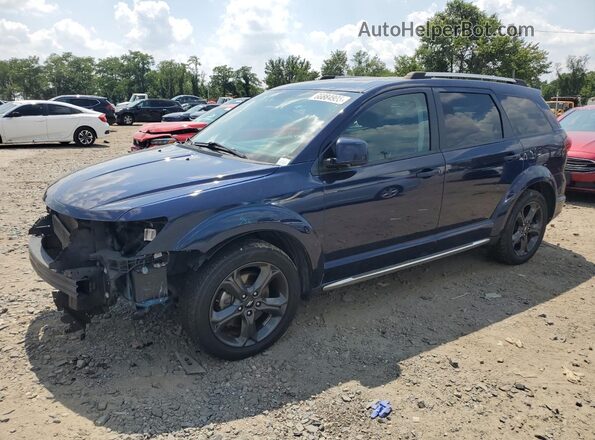 3C4PDCGG6JT188759 2018 DODGE JOURNEY Blue Vista tres cuartos delantera izquierda