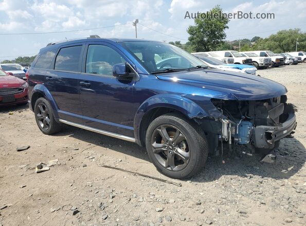 3C4PDCGG6JT188759 2018 DODGE JOURNEY Blue Delantero derecho