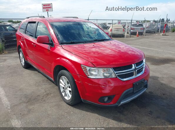 3C4PDDBG1GT150152 2016 DODGE JOURNEY Красный Вид спереди