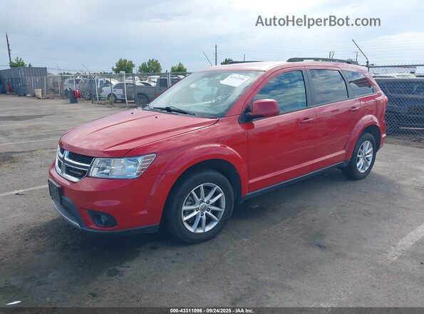 3C4PDDBG1GT150152 2016 DODGE JOURNEY Красный Передняя левая четверть