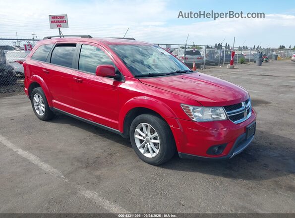 3C4PDDBG1GT150152 2016 DODGE JOURNEY Красный Передняя правая четверть