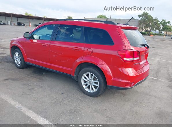 3C4PDDBG1GT150152 2016 DODGE JOURNEY Красный Задняя левая четверть