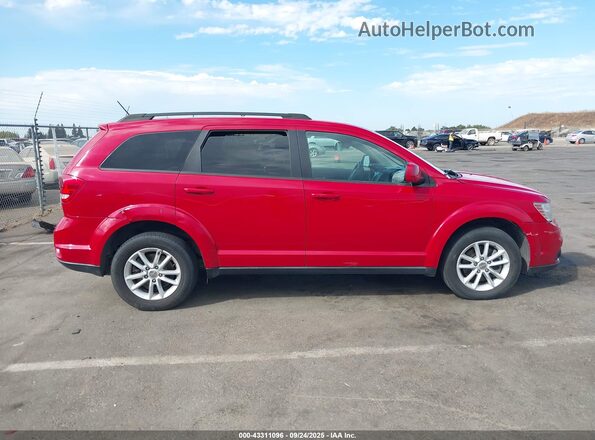 3C4PDDBG1GT150152 2016 DODGE JOURNEY Красный Вид задней части салона