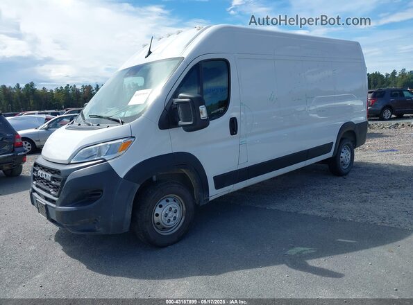3C6LRVDG1PE563915 2023 RAM PROMASTER 2500 White Առջևի ձախ երեք քառորդ տեսարան