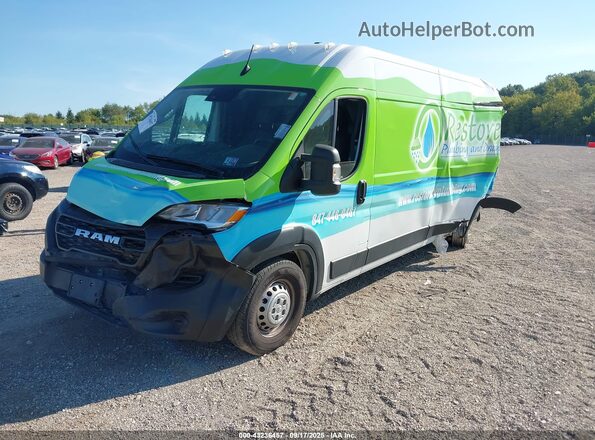 3C6LRVDG3RE101374 2024 RAM PROMASTER 2500 Белый Передняя левая четверть
