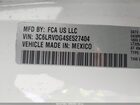 2025 Ram Promaster 2500 Tradesman High Roof 159 Wb W/pass Seat White vin: 3C6LRVDG4SE527404
