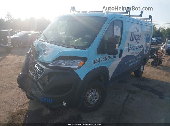 3C6LRVVG6RE116370 2024 RAM PROMASTER 2500 Blue წინა მარცხენა ხედი სამი მეოთხედიდან