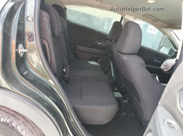 3CZRU5H35JM710379 2018 HONDA HR-V Green უკანა სალონის ხედი
