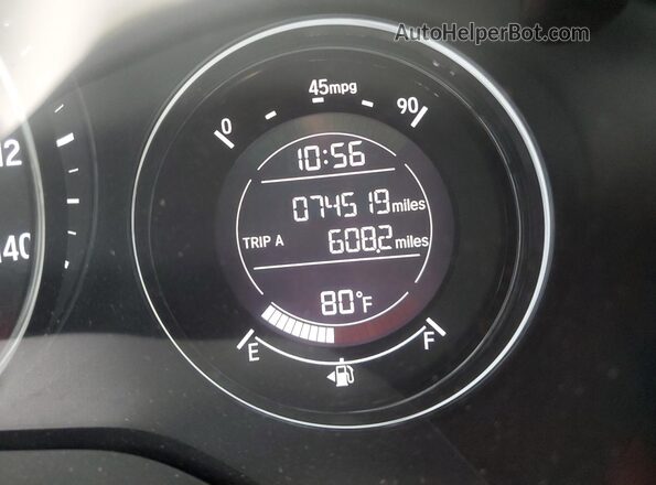 3CZRU5H55JM705863 2018 HONDA HR-V Black Widok zestawu wskaźników