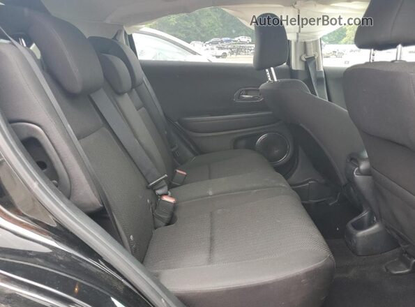 3CZRU5H55JM705863 2018 HONDA HR-V Black Widok tylnych siedzeń