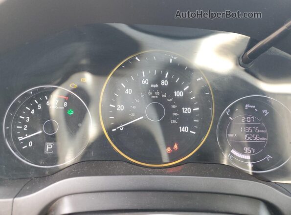 3CZRU5H59JM710144 2018 HONDA HR-V Green Вид щитка приладів