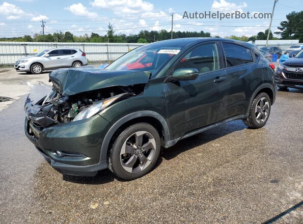 3CZRU5H59JM710144 2018 HONDA HR-V Green Передня ліва чверть