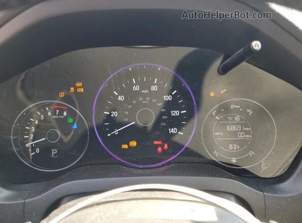 3CZRU5H70JM706209 2018 HONDA HR-V Green Սարքավորումների վահանակի տեսք