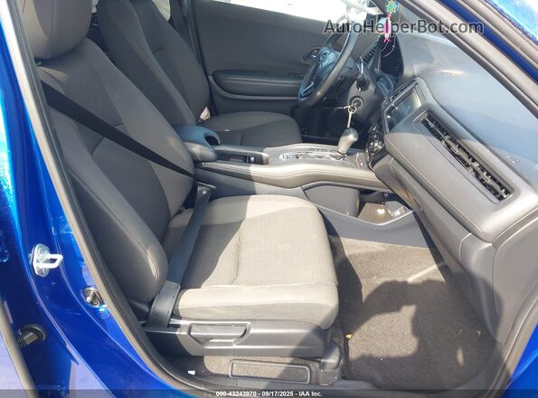 3CZRU6H13MM754289 2021 HONDA HR-V Синий Вид салона спереди