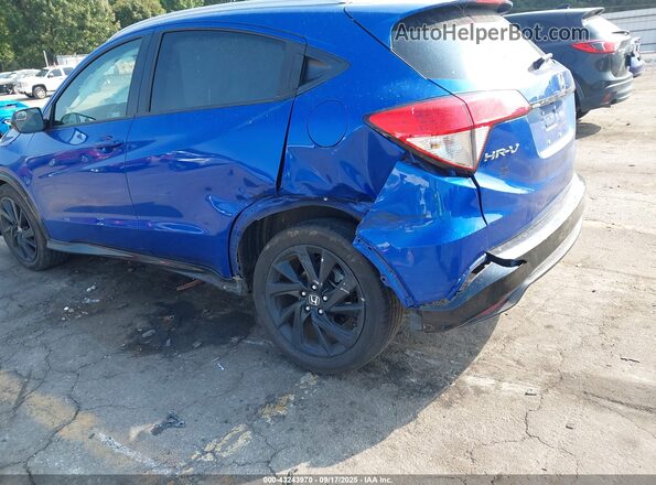 3CZRU6H13MM754289 2021 HONDA HR-V Синий Вид спереди