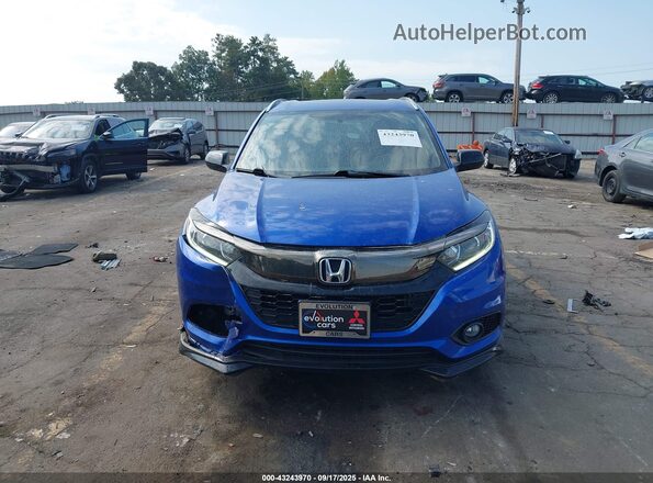 3CZRU6H13MM754289 2021 HONDA HR-V Синий Вид щитка приборов