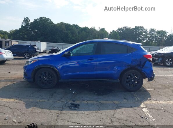 3CZRU6H13MM754289 2021 HONDA HR-V Синий Панорамный вид салона 360°