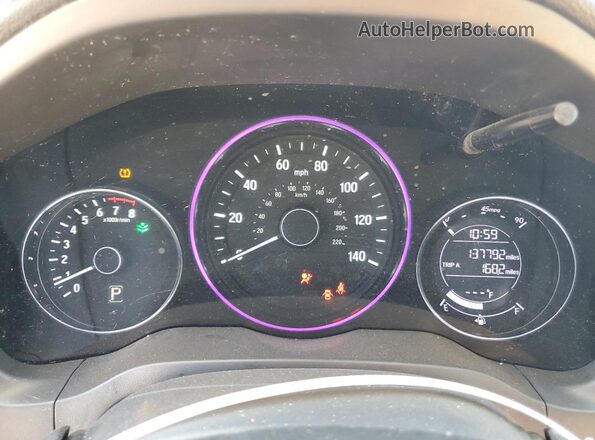 3CZRU6H30MM738049 2021 HONDA HR-V White Vista del cuadro de instrumentos