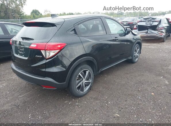 3CZRU6H51MM709399 2021 HONDA HR-V Black Tył prawy