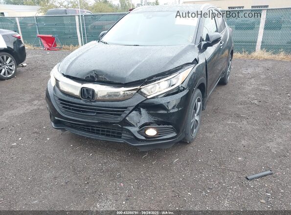 3CZRU6H51MM709399 2021 HONDA HR-V Black Widok z przodu