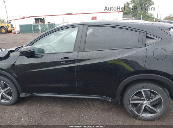 3CZRU6H51MM709399 2021 HONDA HR-V Black Widok wnętrza 360 stopni
