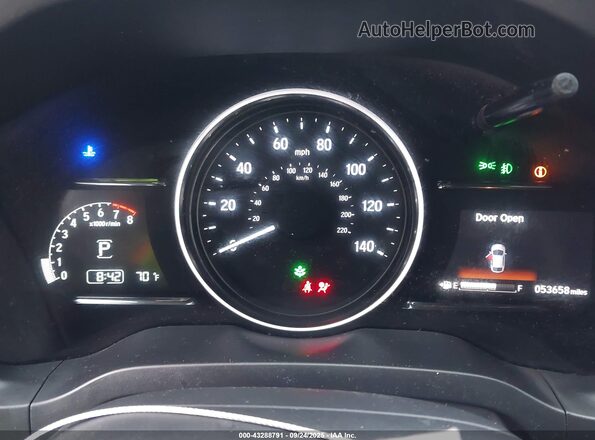 3CZRU6H51MM709399 2021 HONDA HR-V Black Widok tylnych siedzeń
