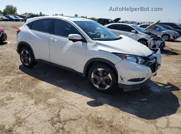 3CZRU6H59JM713549 2018 HONDA HR-V Белый Передняя правая четверть