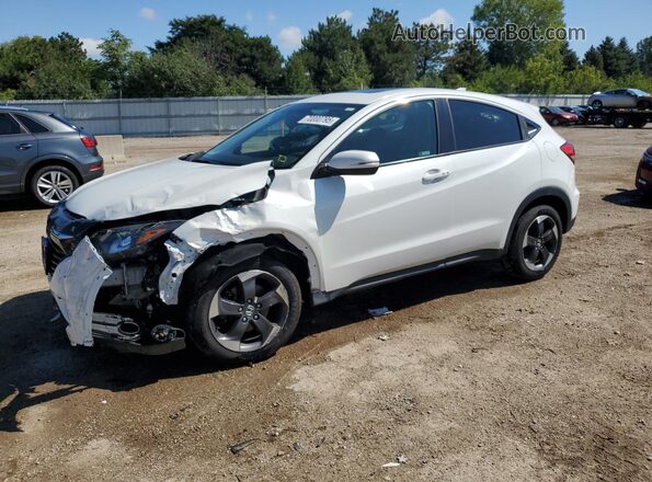 3CZRU6H59JM713549 2018 HONDA HR-V Белый Передняя левая четверть