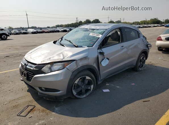 3CZRU6H77JM724681 2018 HONDA HR-V Silver წინა მარცხენა ხედი სამი მეოთხედიდან