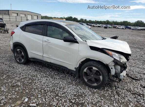 3CZRU6H78JM700275 2018 HONDA HR-V Белый Передняя правая четверть