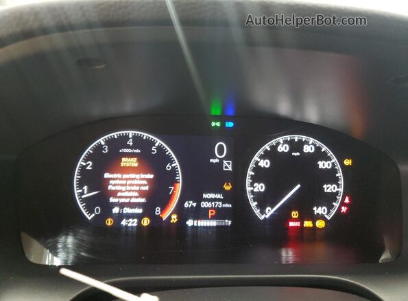 3CZRZ1H37TM700580 2026 HONDA HR-V Black Widok zestawu wskaźników