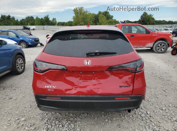 3CZRZ2H5XSM773013 2025 HONDA HR-V Red უკანა ხედი
