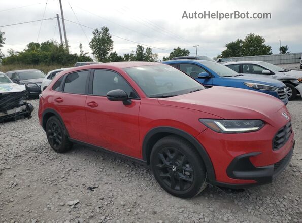 3CZRZ2H5XSM773013 2025 HONDA HR-V Red წინა მარჯვენა