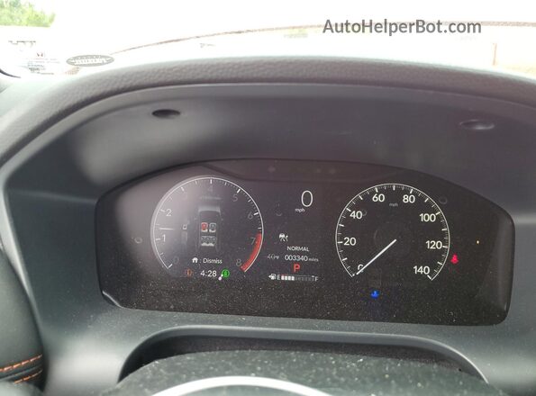 3CZRZ2H5XSM773013 2025 HONDA HR-V Red ხელსაწყოთა პანელის ხედი