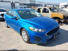2020 Ford Fusion S Blue vin: 3FA6P0G71LR148001
