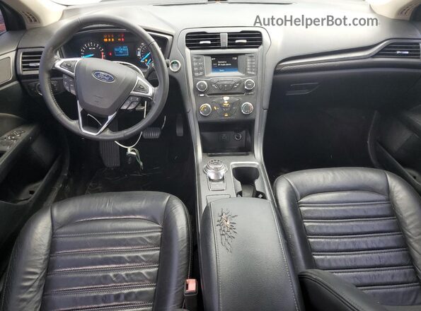 3FA6P0G72JR229196 2018 FORD FUSION Silver Вид панелі приладів