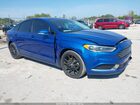 2018 Ford Fusion Se Blue vin: 3FA6P0HD0JR252397
