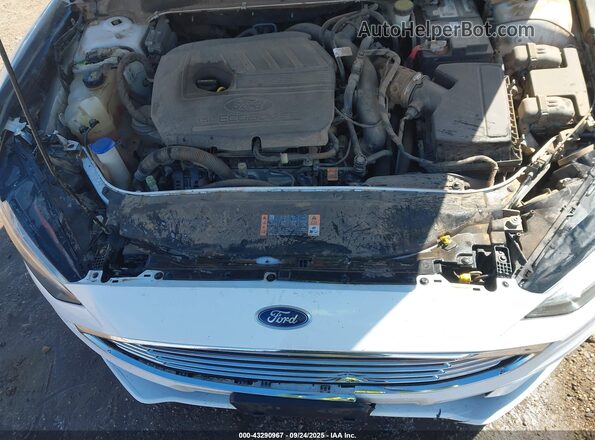 3FA6P0HD4JR166929 2018 FORD FUSION Белый Вид сзади