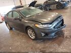 2020 Ford Fusion Se Gray vin: 3FA6P0HDXLR166419